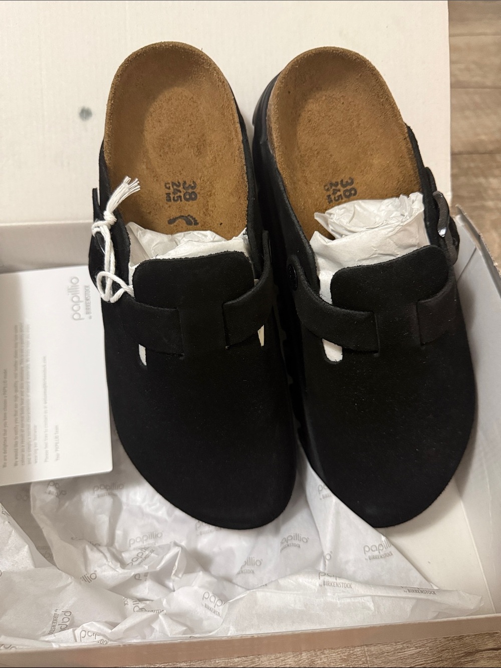 Birkenstock Boston Pap Chunky Clog size 7-7.5